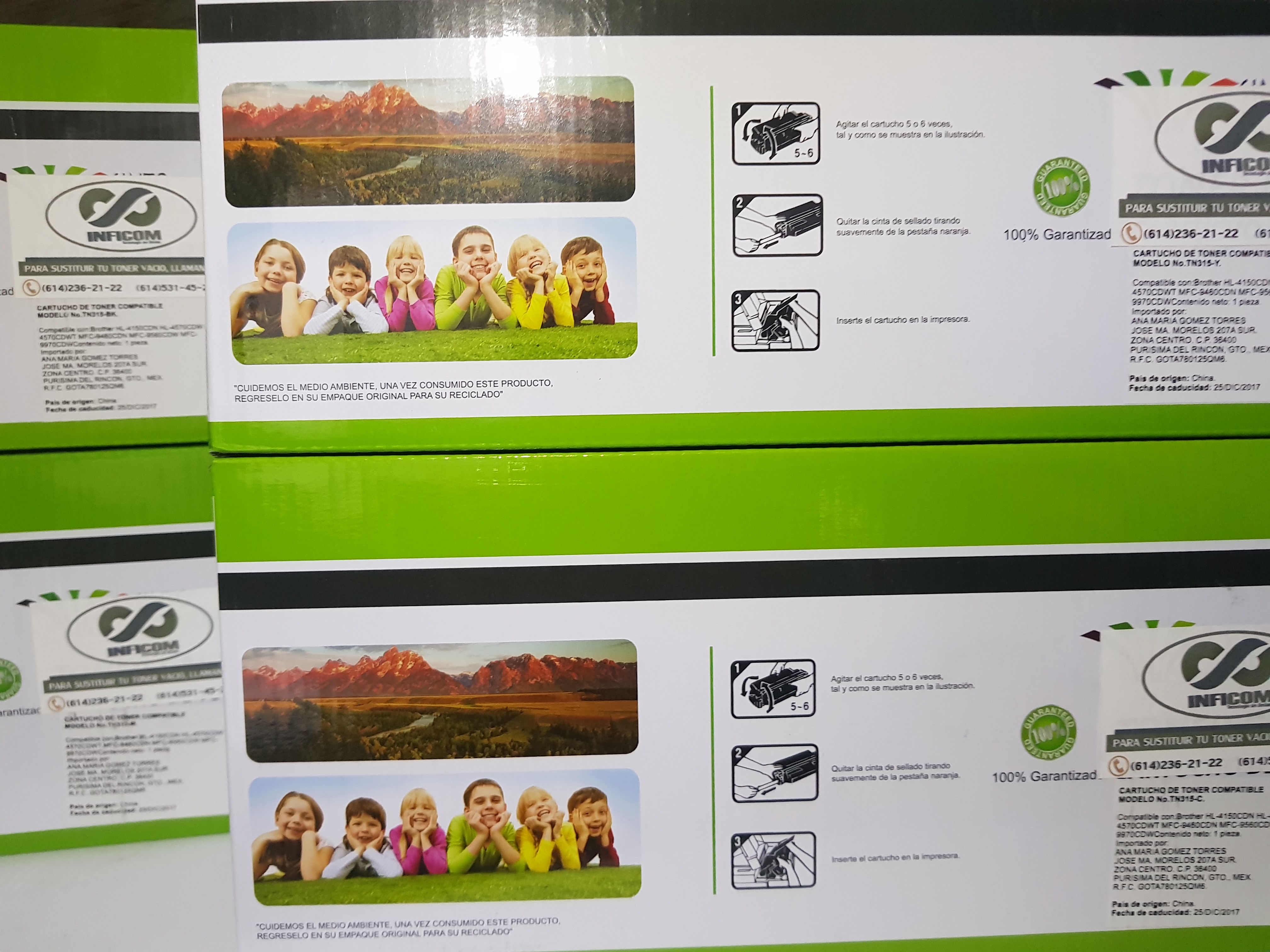 Toner compatible Brother TN-315 cian 
