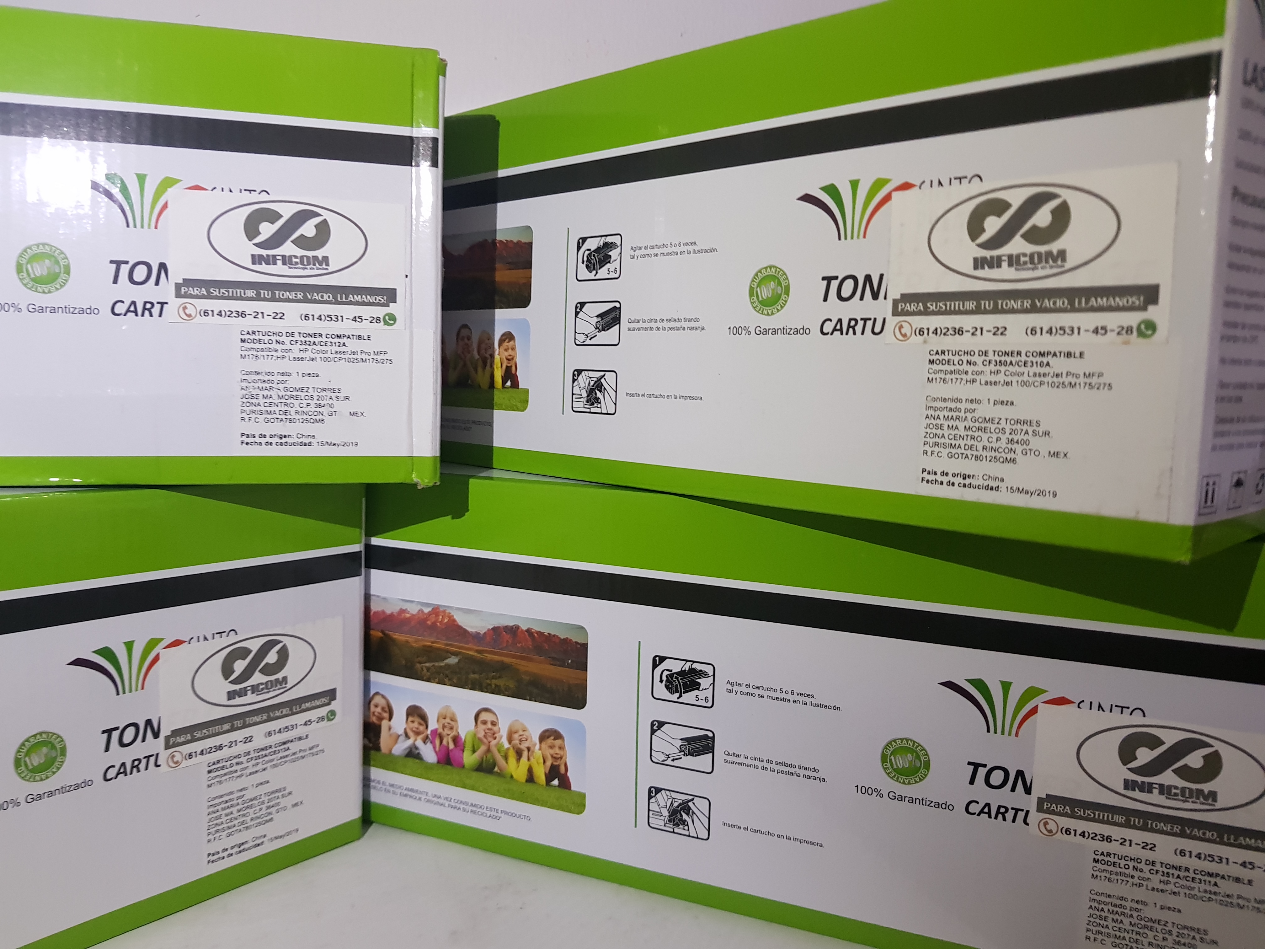 Toner compatible universal HP CF352A/ CE312A