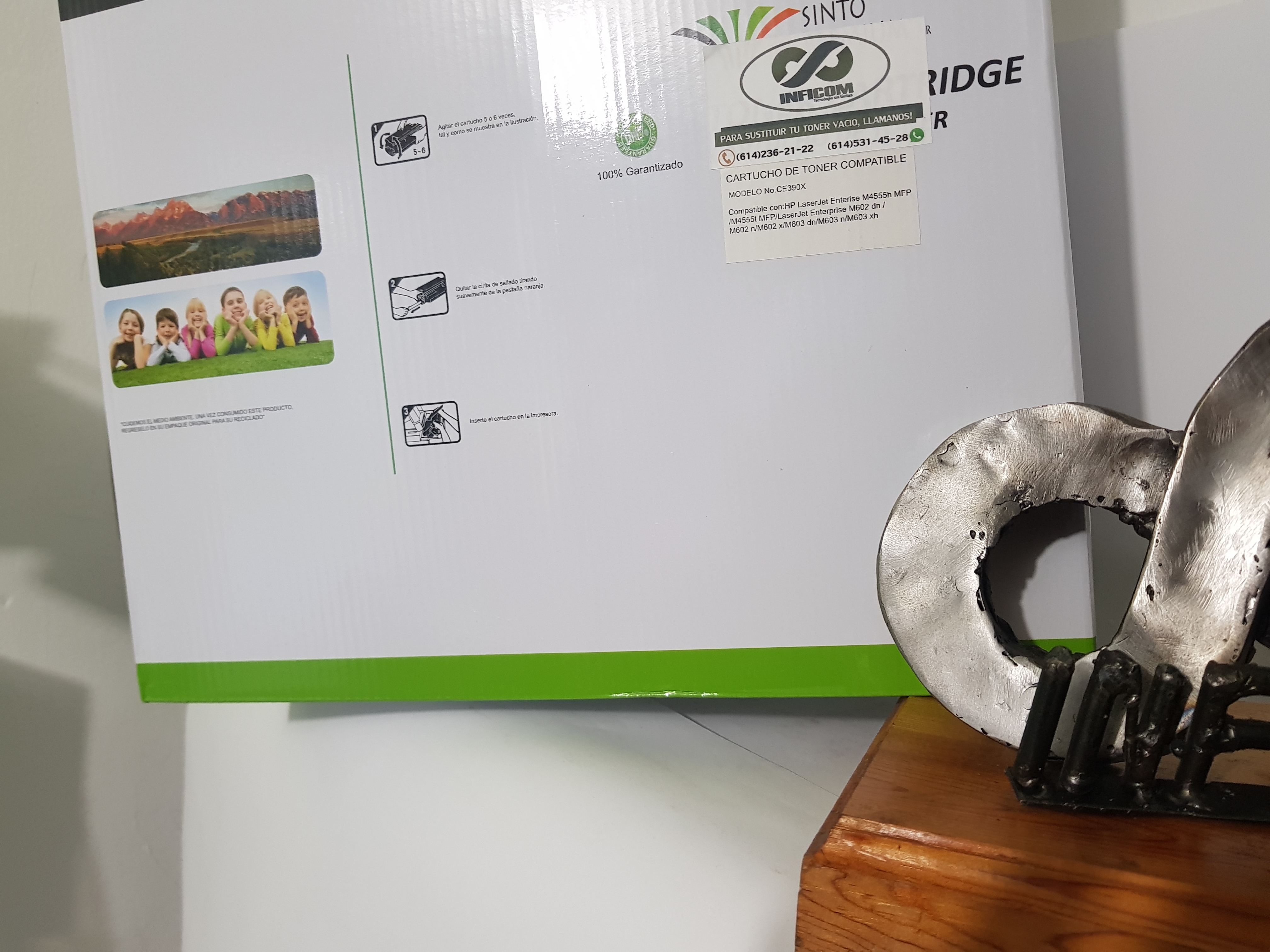 Toner compatible HP CE390X